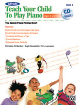 Alfred's Teach Your Child to Play Piano piano sheet music cover Thumbnail